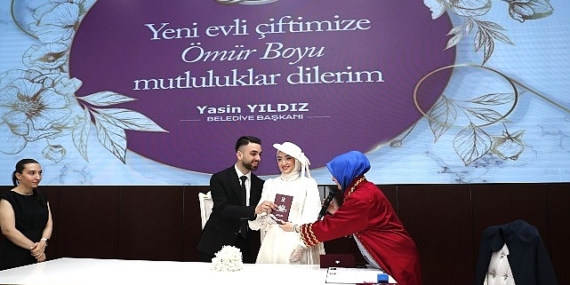 Bağcılar’da nikah masasında 05.05.2025 yoğunluğu