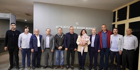 Başkan Çerçioğlu’na Nazilli Afyonlular Derneği’nden ziyaret