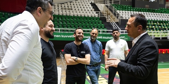 Başkan Eşki’den Göztepe’ye moral ziyareti