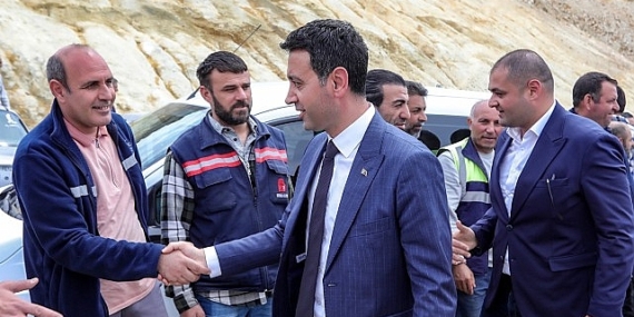 Başkan Önal, şantiyede işçilerle buluştu