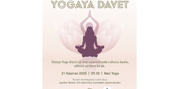 Bulvar 216’da Dünya Yoga Günü’ne özel seansla yogaya davet!
