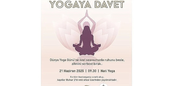 Bulvar 216’da Dünya Yoga Günü’ne özel seansla yogaya davet!