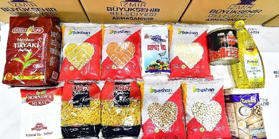 Büyükşehir’den bayram için gıda kolisi desteği