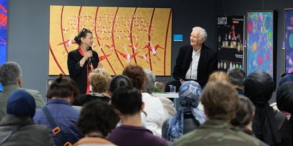 Dünyaca ünlü ressam Prof. Dr. Süleyman Saim Tekcan, Seka Sanat ve İhtisas Merkezi’ne övgülerde bulundu