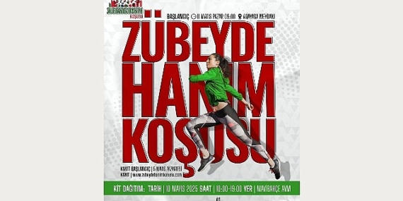 Geleneksel Zübeyde Hanım Koşusu’na kayıtlar başlıyor