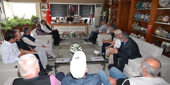 Kuzdere’de yaşayan vatandaşlardan Başkan Topaloğlu’na anlamlı ziyaret
