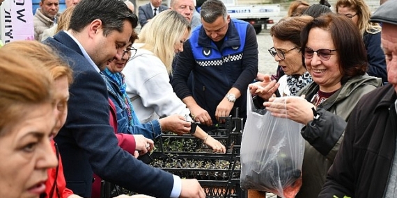 Lüleburgaz Belediyesi’nden vatandaşlara 20 bin adet fide
