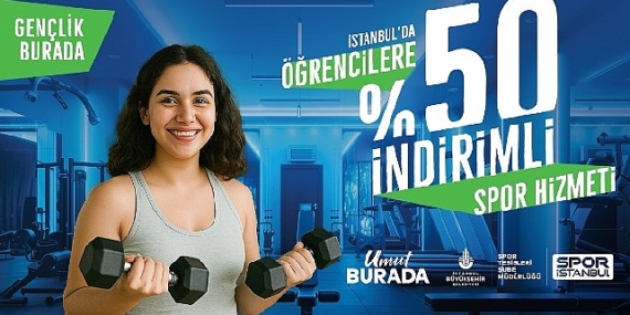 Öğrencilere Yüzde 50 Spor İndirimi