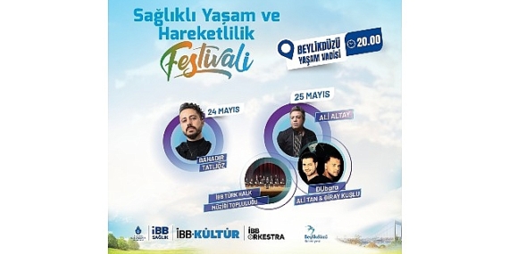 Sağlıklı yaşam ve hareketlilik festivali başlıyor
