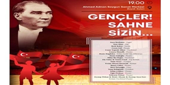 Sahne genç müzisyenlerin olacak