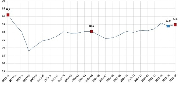 Tüketici Güven Endeksi, Mayıs 2025