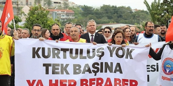 Urla’da işçiye çifte bayram
