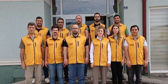 Betonun, asfaltın ve zeminin kalitesi burada ölçülüyor