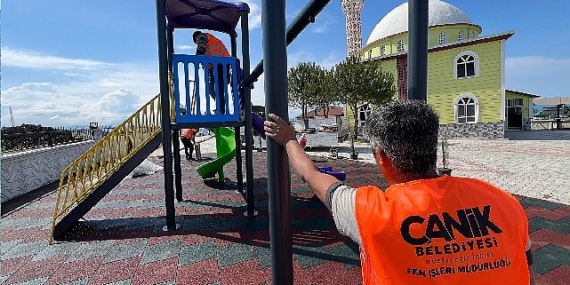 Canik’te Yeni Parklar Hayat Buluyor