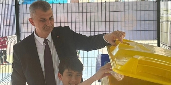 Gölcük Belediyesi’nden öğrencilere sıfır atık eğitim sahası