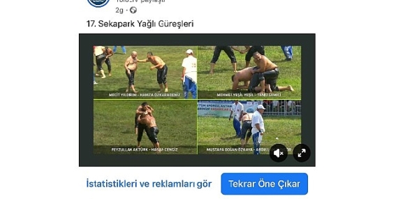 Sekapark Yağlı Güreşleri dijitalde milyonlara ulaştı