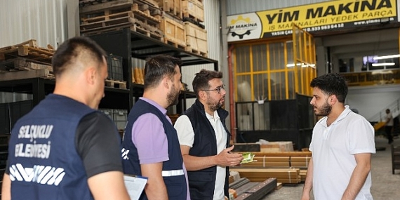 Selçuklu’da Sanayi Esnafı Atık Yönetimi Konusunda Bilgilendiriliyor