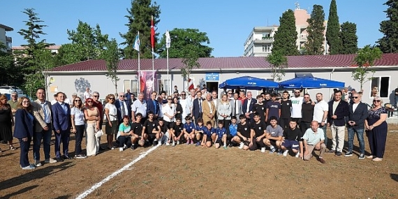 Türk Futboluna Yıldızlar Yetiştiren Yüce Spor’un Tesisi Yenilendi