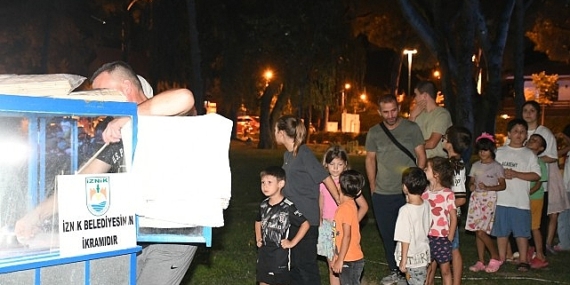 İznik’te Yaz Akşamları Çocukların Neşesiyle Renkleniyor