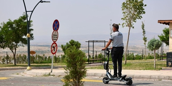 Kahveci Dağı’nda Scooterli Güvenlik Görevlileri