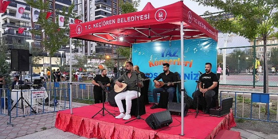 Keçiörenliler Yaz Konserleriyle Stres Atıyor