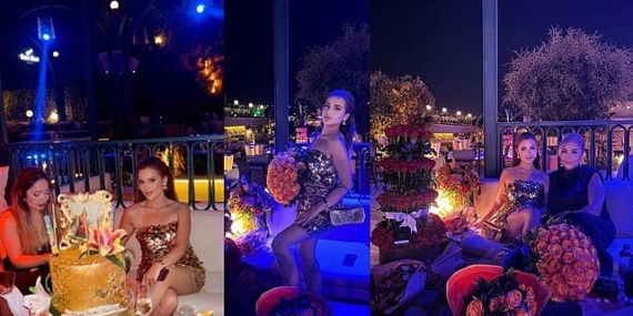 Melisa Özmen’e doğum gününde güller yağdı