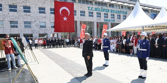 Nilüfer’de Zafer Bayramı’nın 103’üncü yılı kutlandı