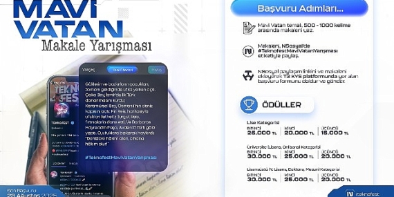 TEKNOFEST’te Mavi Vatan Ruhunu Keşfetmeye Hazır mısın?
