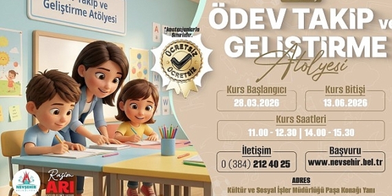 7-10 Yaş Grubu Çocuklara Özel Ödev Takip ve Geliştirme Atölyesi
