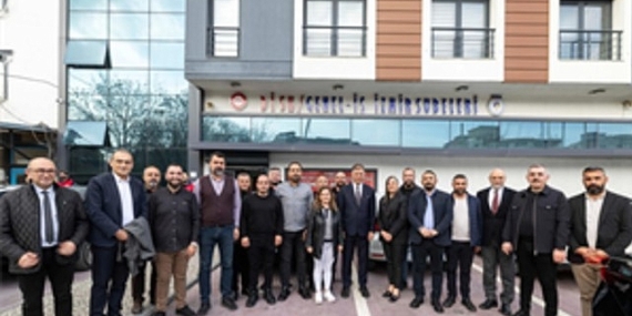 Başkan Tugay’dan Gümüştekin’e ziyaret