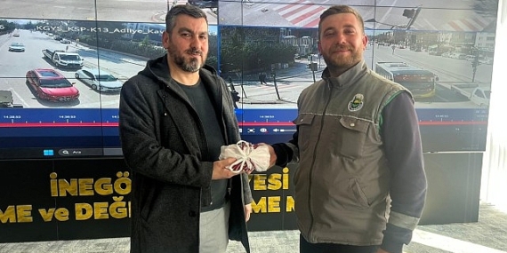 İnegöl Belediyesi Personelinden Örnek Davranış