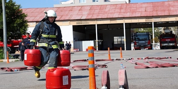 Antalya itfaiyesinin taze kanları göreve hazır