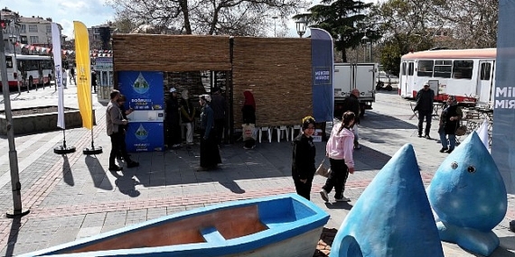 KOSKİ Tarım Haftası’nda Açtığı Stantta Su Tasarrufu Bilgilendirmesi Yapıyor